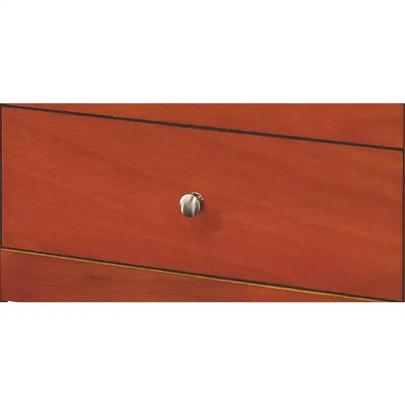 Comodino con 1 cassetto, finitura rovere, 66 cm A x 61 cm L x 46 cm P