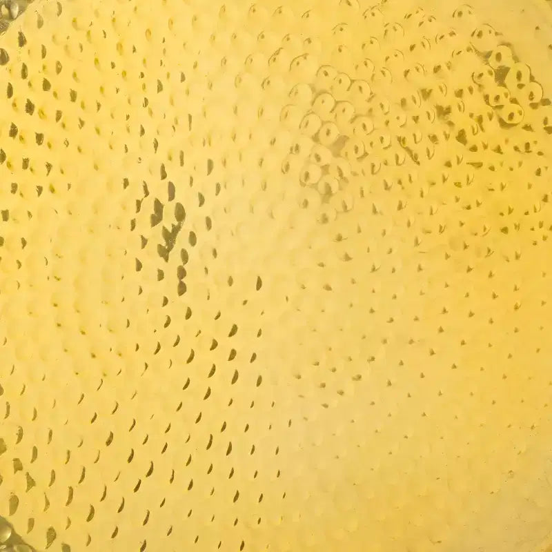 Tavolino rotondo d'accento – Oro Champagne e Verde