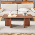 Tavolino da caffè in MDF con base a cavalletto, 113,8 cm L x 59,9 cm P x 39,9 cm H