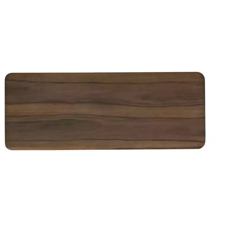 Consolle moderna da 48" in legno massello di caucciù con ripiano contenitore
