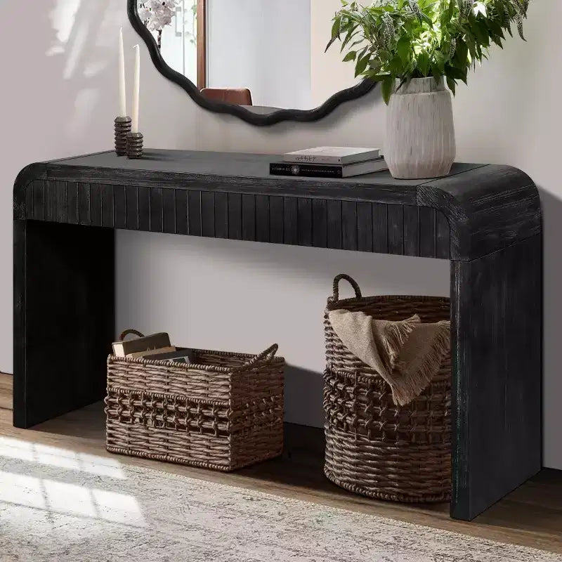 Console da 59" vintage con cassetti e maniglie a scomparsa