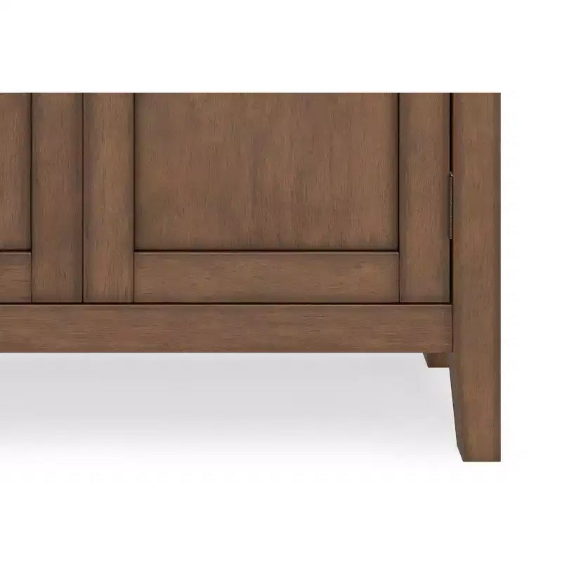 Comò a 6 cassetti con specchio, legno massiccio, finitura bianco anticato per camera da letto