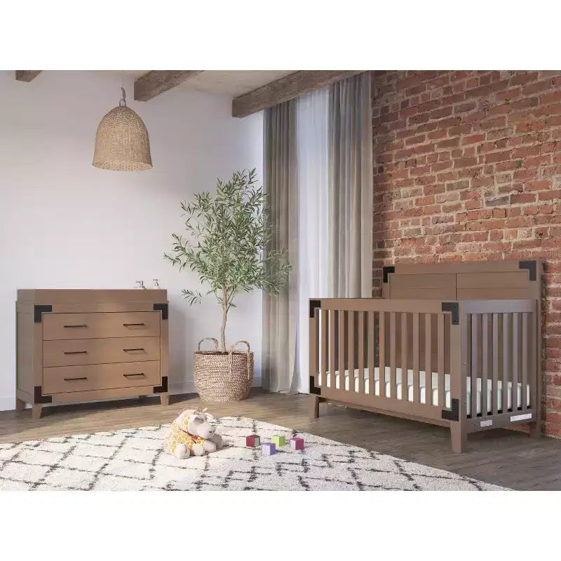 Comodino a 3 cassetti per cameretta o camera da letto con kit antiribaltamento