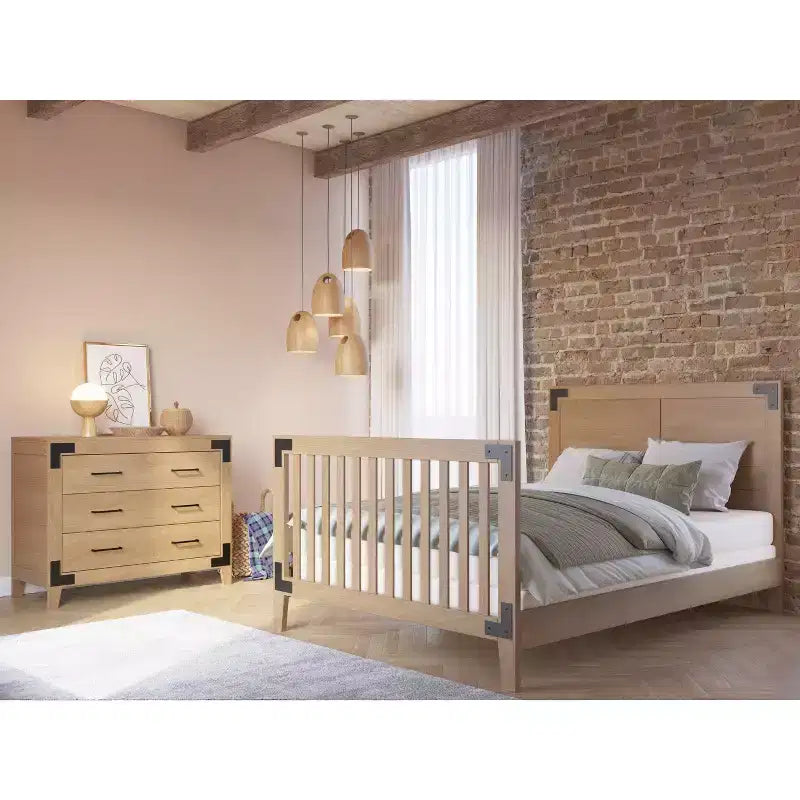 Comodino a 3 cassetti per cameretta o camera da letto con kit antiribaltamento