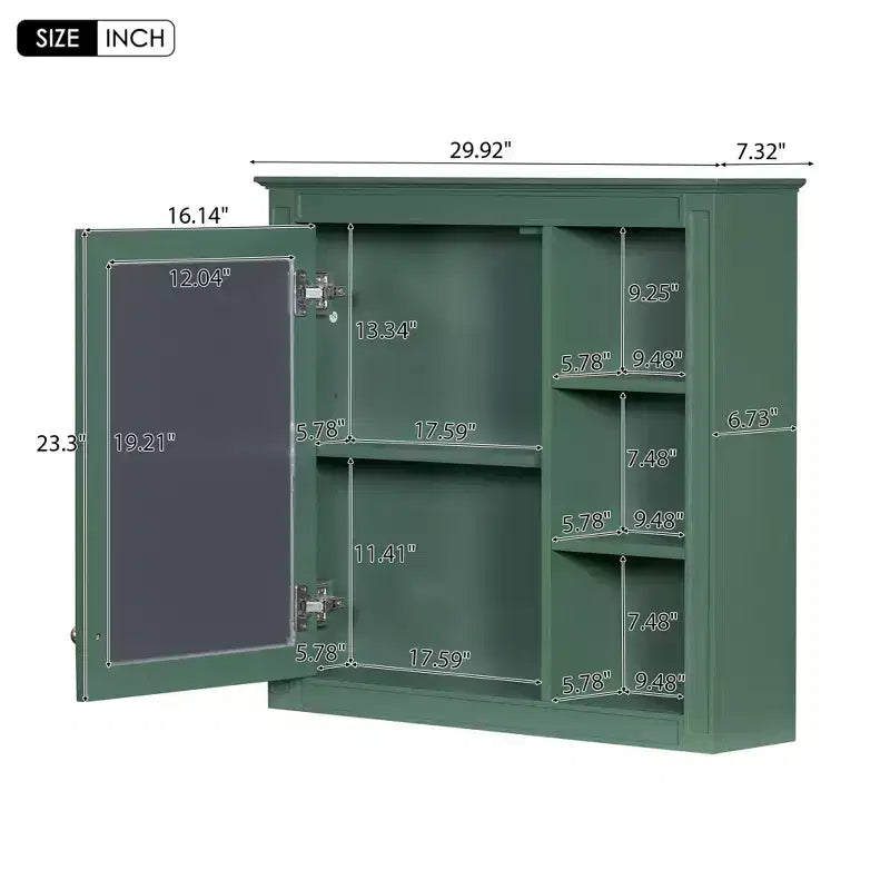 Mobile bagno da 76 cm con lavabo e specchiera